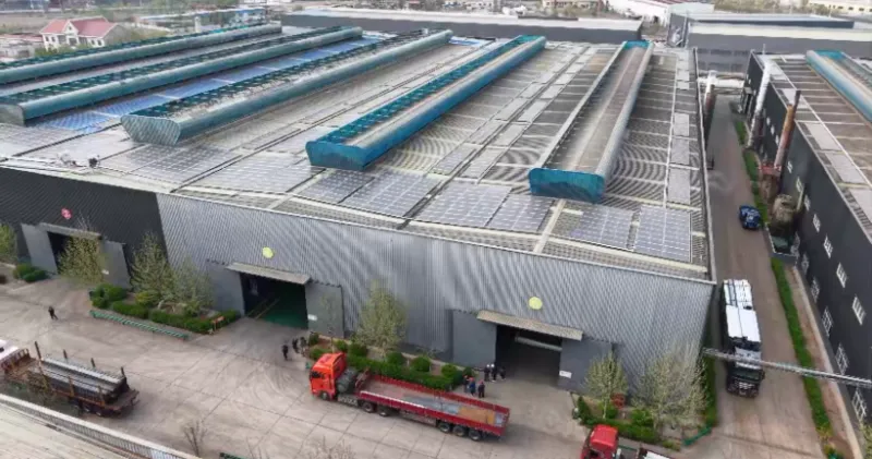 Shunchen metal composite roof panel warehouse and storage facility