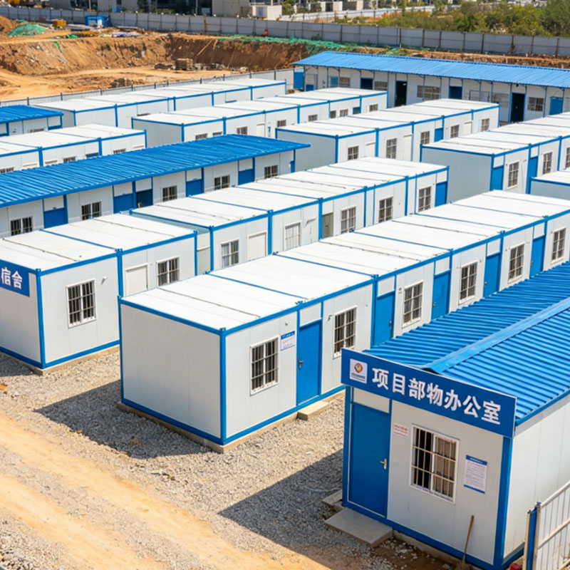 Z folding container house